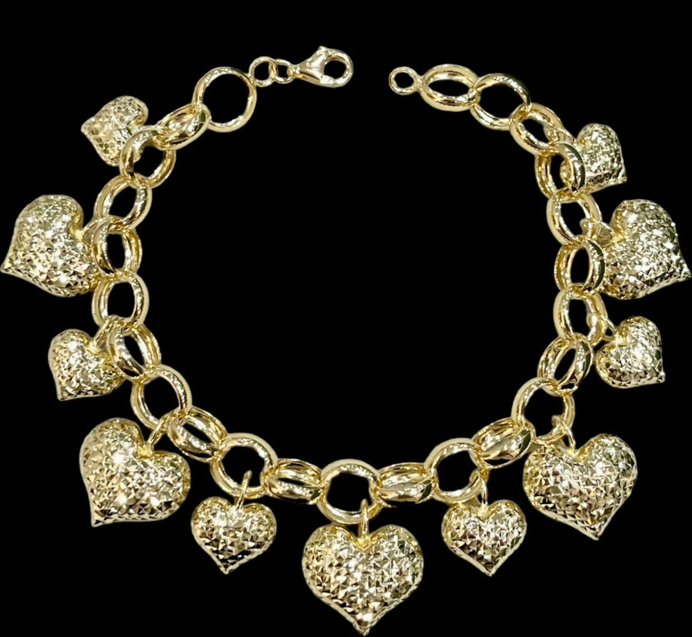 heart charm bracelet