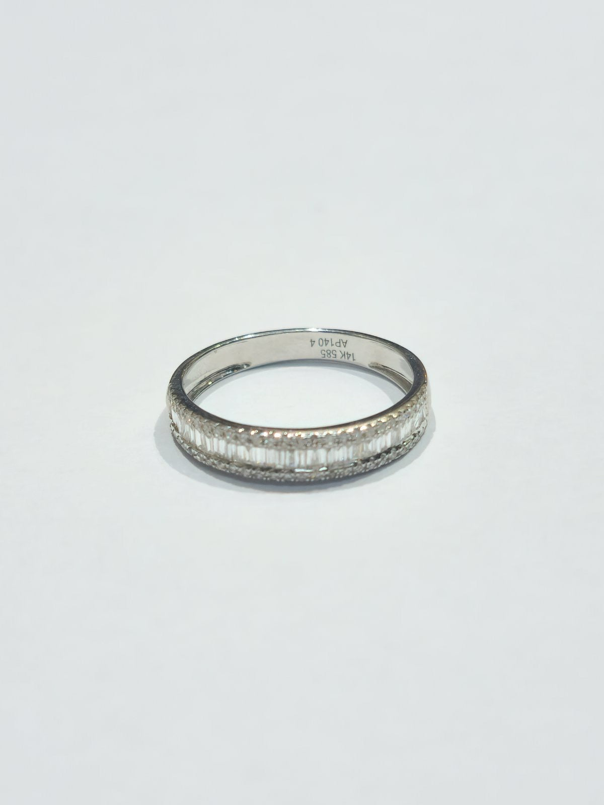 Half Eternity Diamond Ring 14K