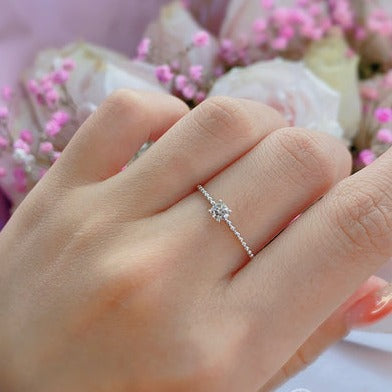 moissanite ring