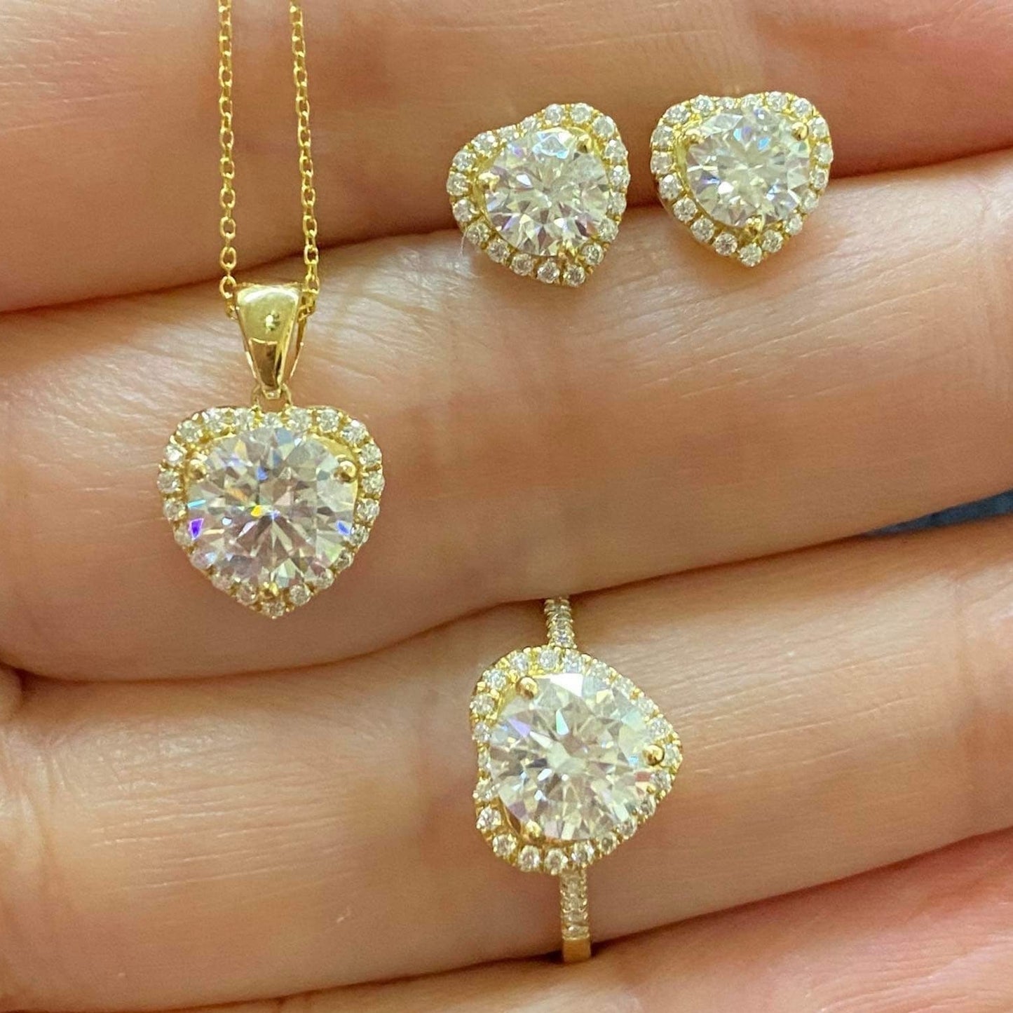 jewelry set heart