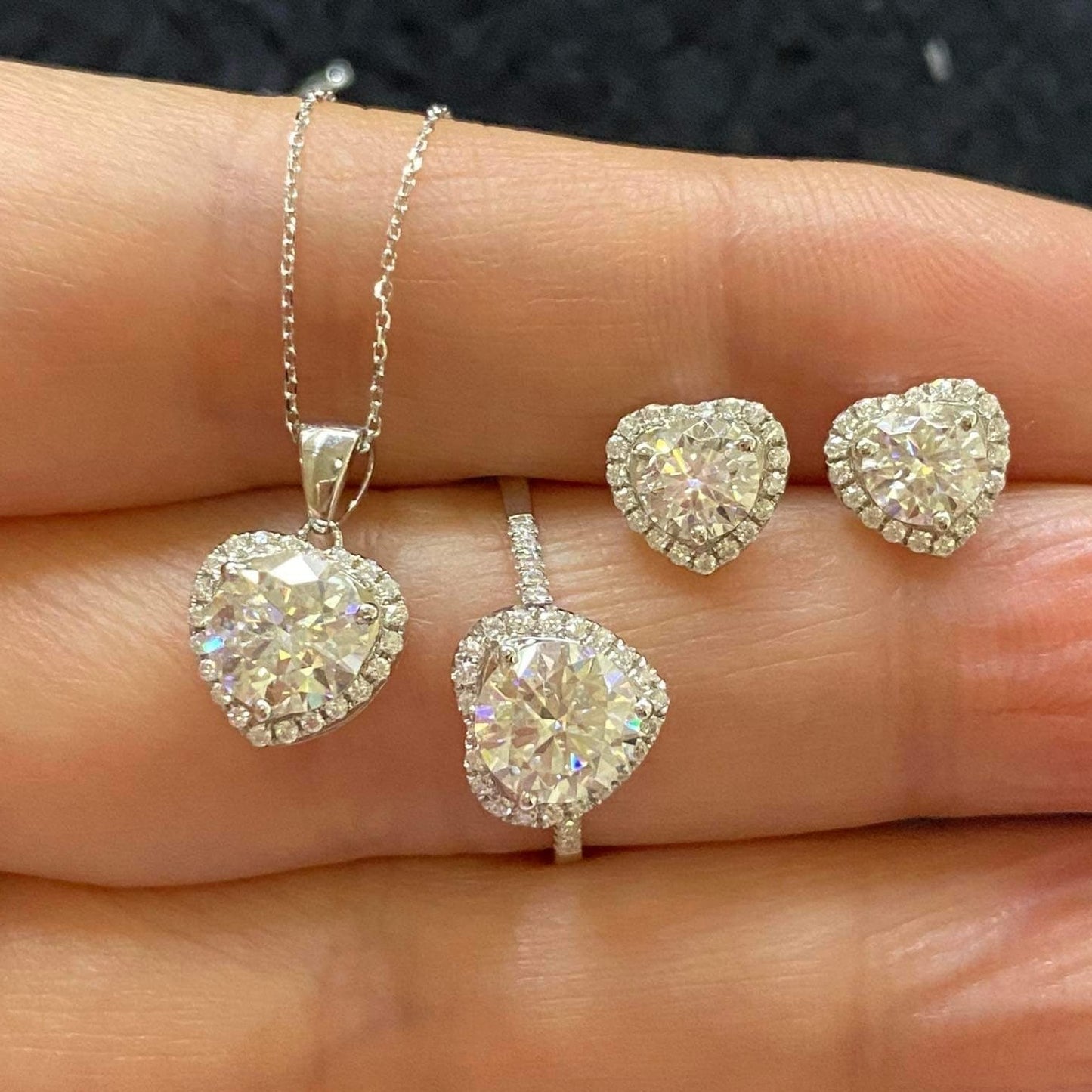 jewelry set heart