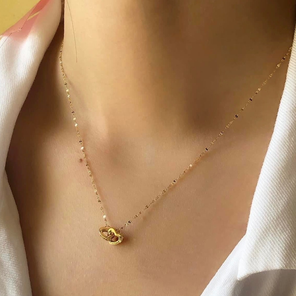 Interlocking Necklace 18K