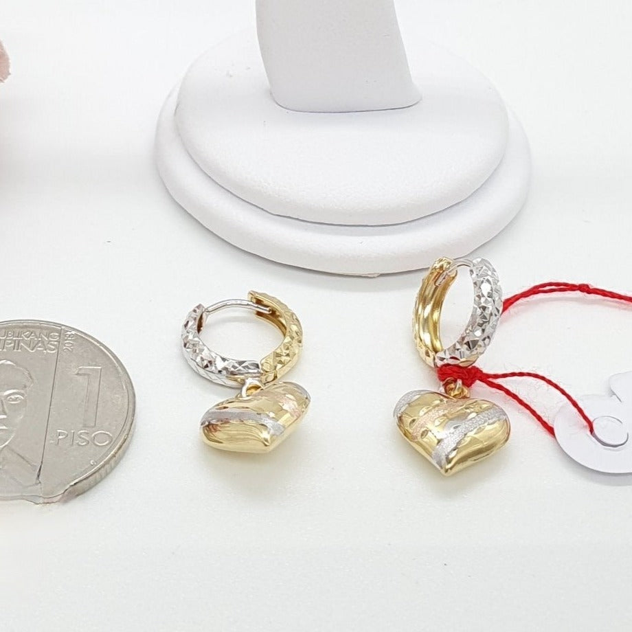 dangling heart earrings ph