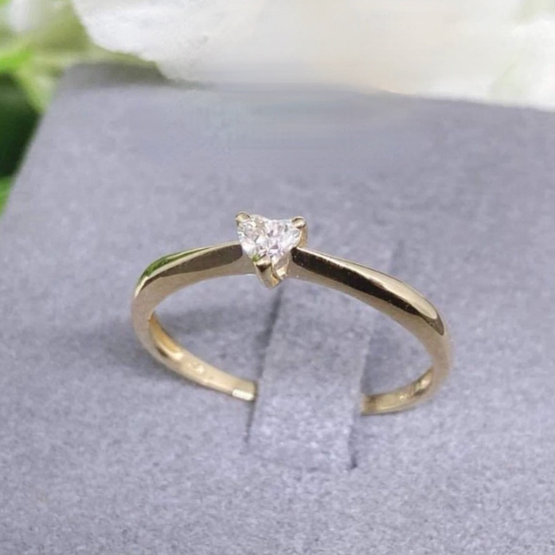 heart diamond ring