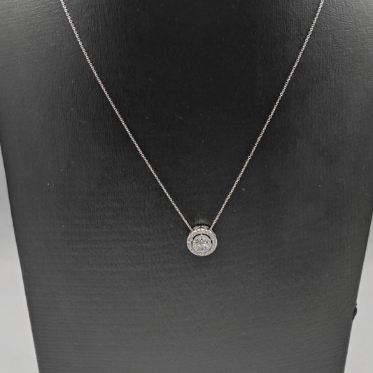 .50ct Round Illusion Diamond Necklace