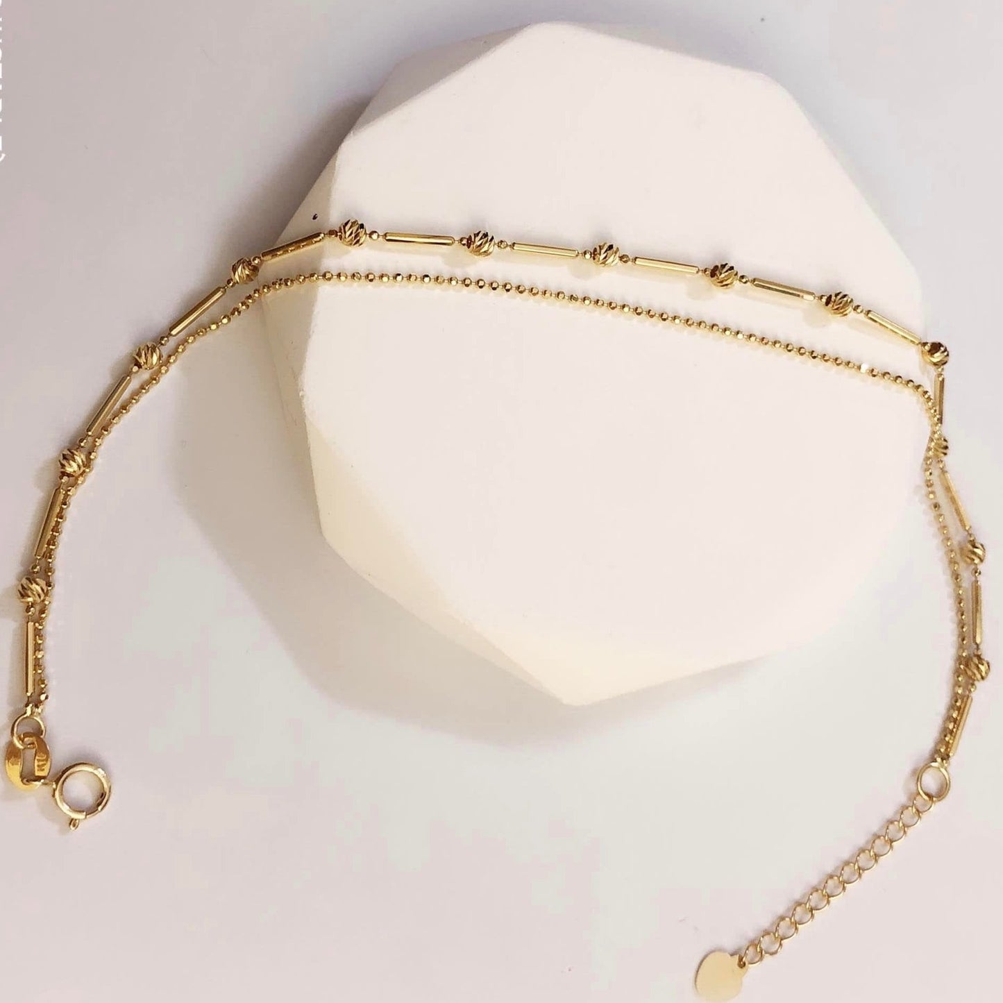 Felicity Double Strand Bracelet 18K Gold