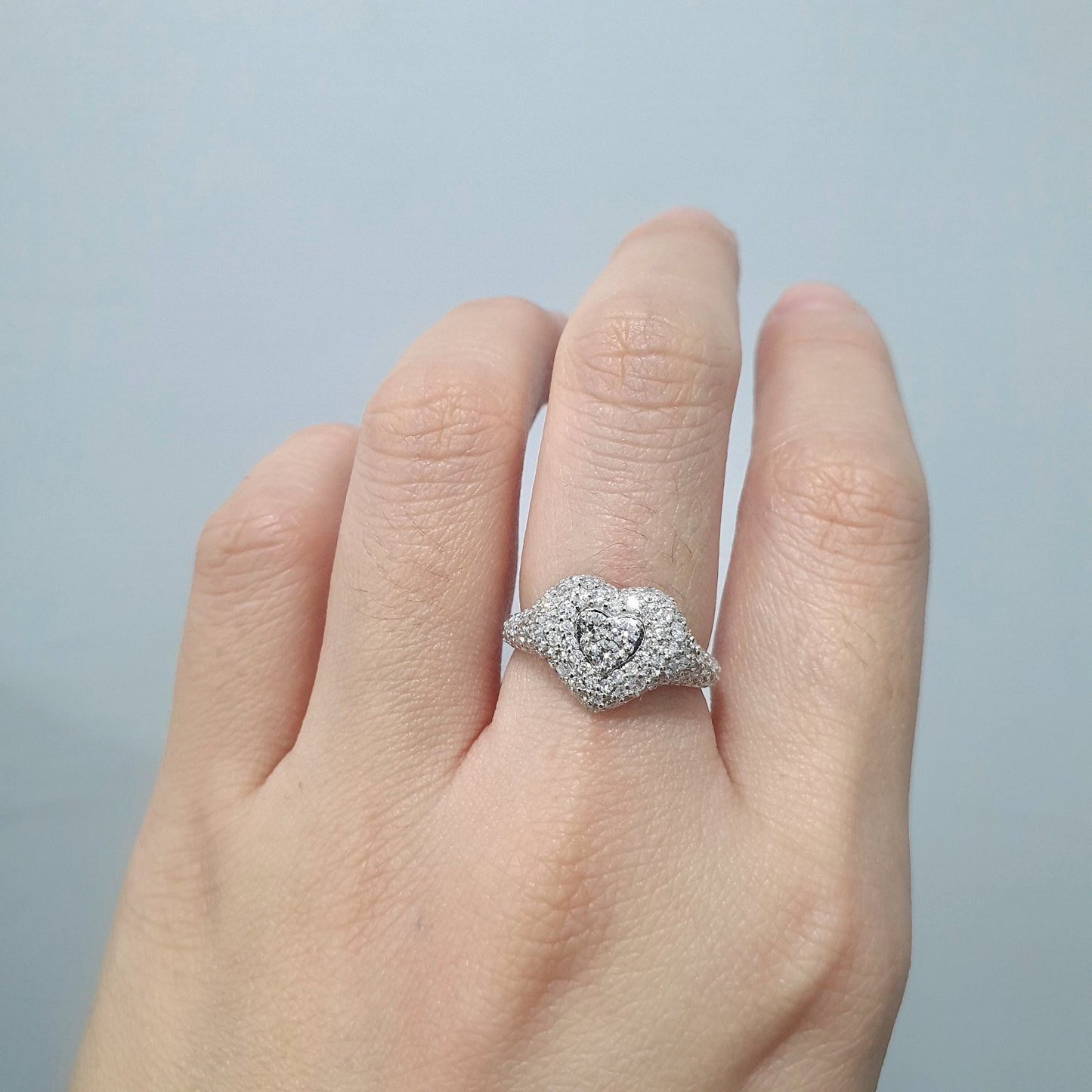 heart diamond ring
