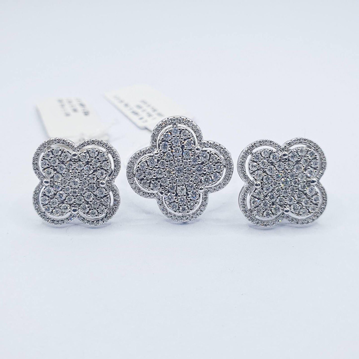 Flower Diamond Jewelry Set