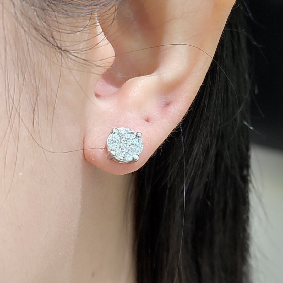 1.5 carat diamond deals earrings