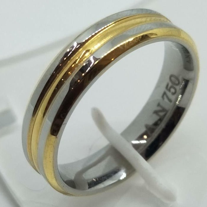 8K Italy Gold Wedding Rings 43838 - ZNZ Jewelry Philippines