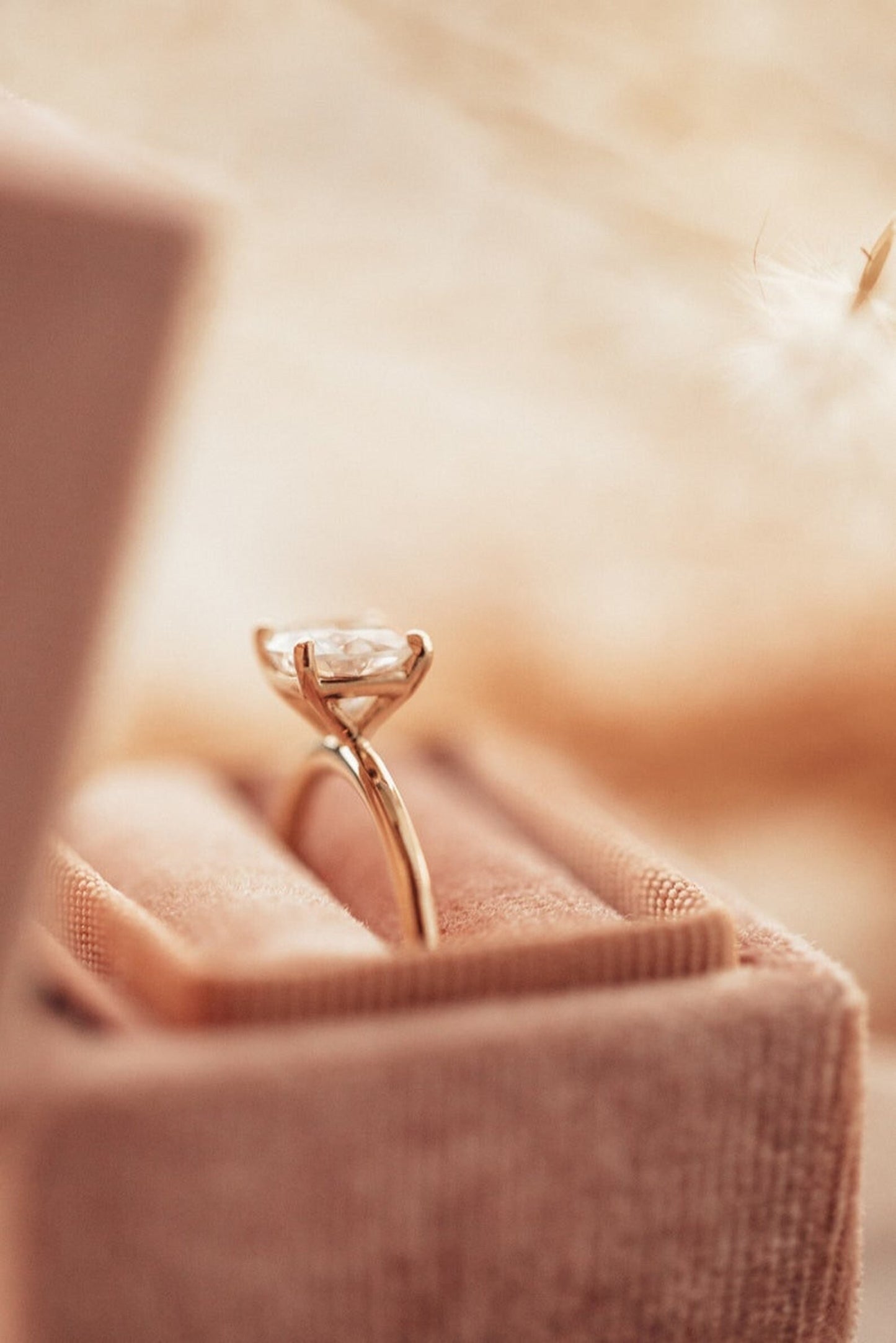 Custom Order 1.5ct Cushion Engagement Ring 18K White Gold