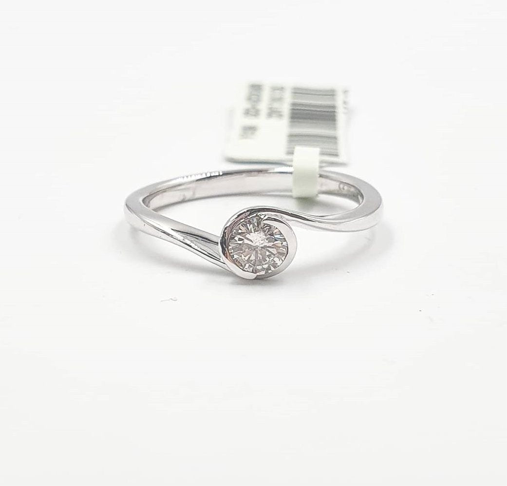 .24ct Diamond Engagement Ring Sexy Twist Band / Ladies’ Ring / Birthday Gift / Anniversary Gift / Push Present