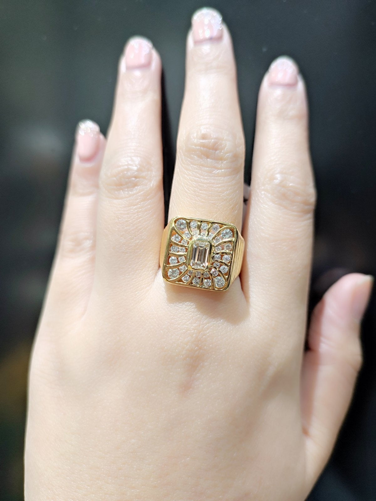 2ctw Diamond Men's Ring 18K