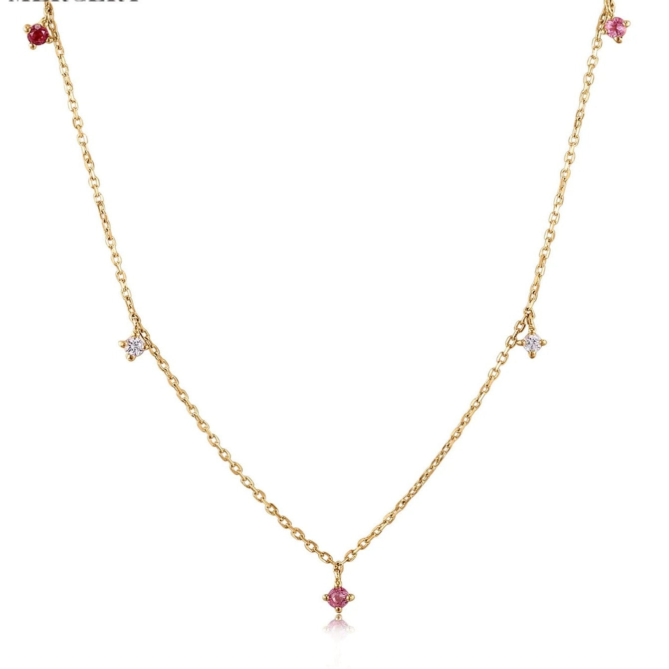 gemstone station necklace