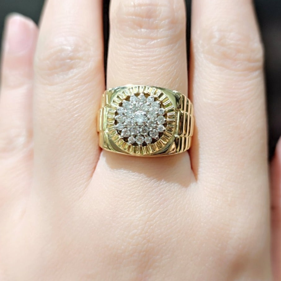 .70 CT Rolex Diamond Men’s Ring