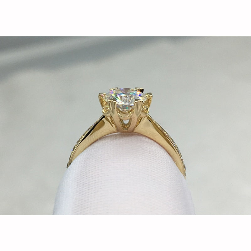 Snowflake Engagement Anniversary Ring in 14K Gold - Pre Order 3-4 weeks