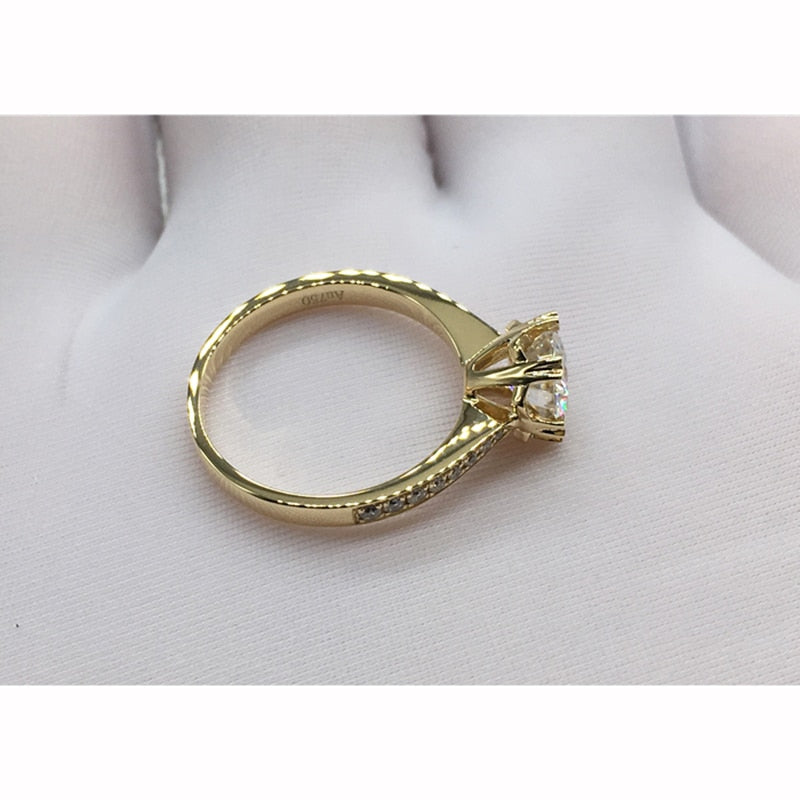 Snowflake Engagement Anniversary Ring in 14K Gold - Pre Order 3-4 weeks