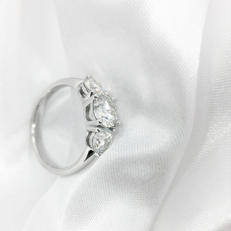 Three-Stone Engagement Ring/Women's Ring