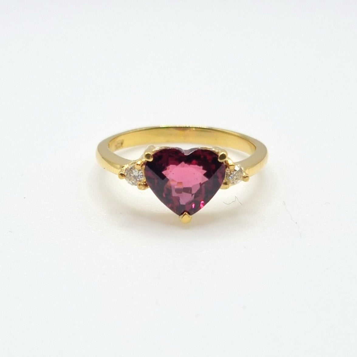 garnet engagement ring