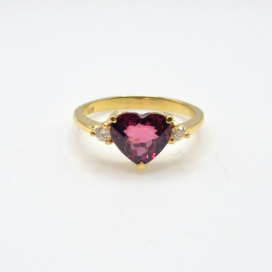 garnet engagement ring