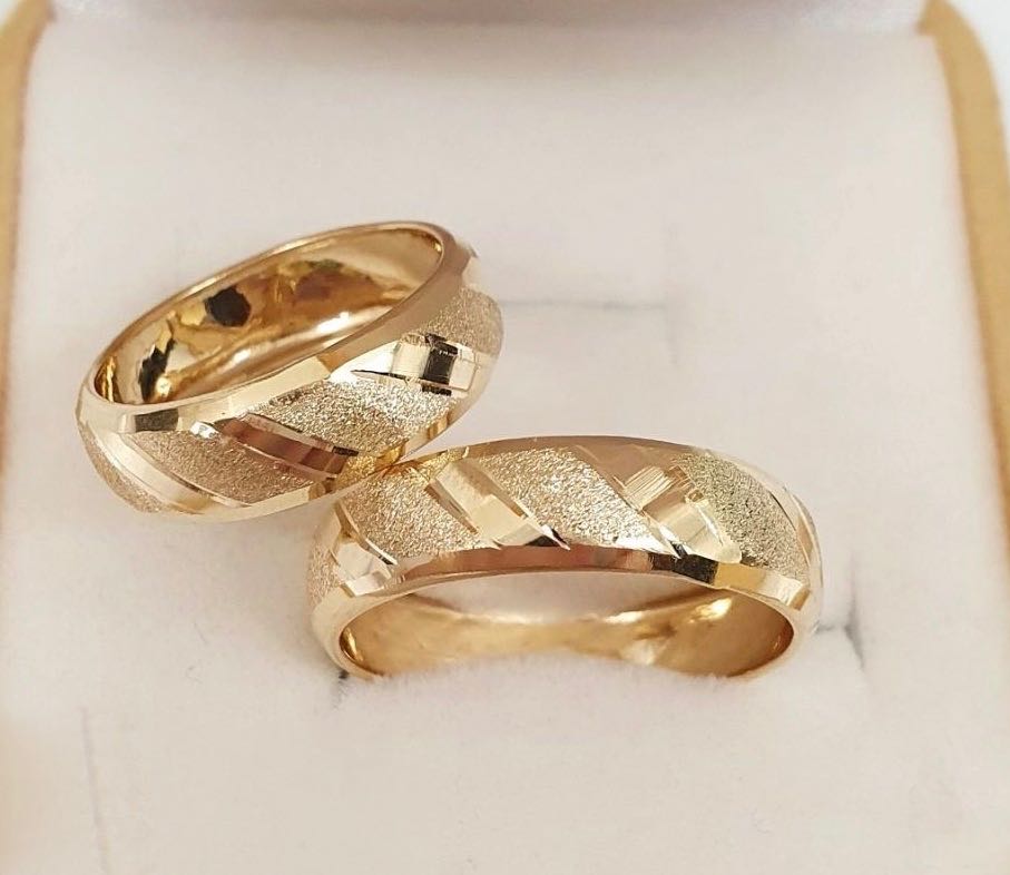 18K Gold Wedding Rings - ZNZ Jewelry Philippines