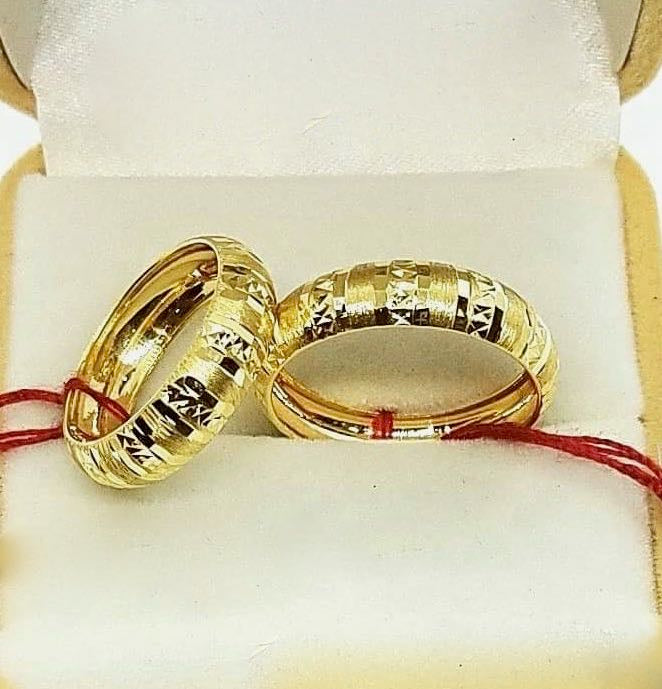 Gold Necklaces Wedding Ring Design Saudi Gold Couple Ring 18k