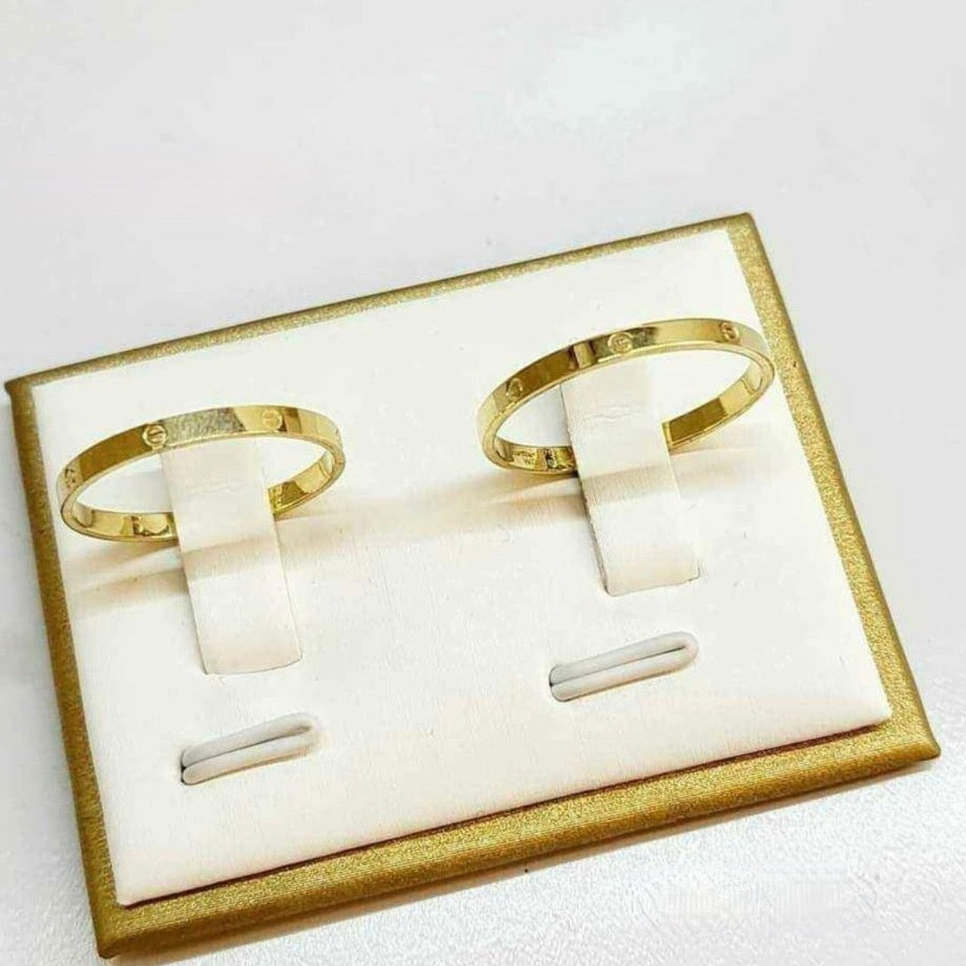 Super Slim CARTR 18K Gold Wedding Ring/Couple Ring