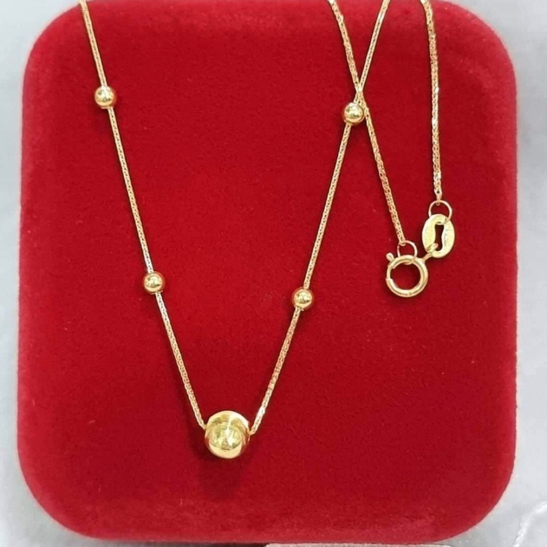 Cat Eye Necklace 18K Gold