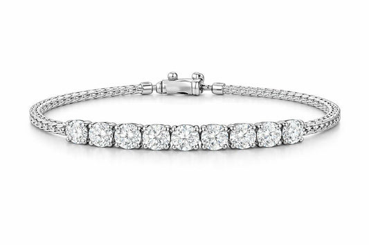 Custom Order Bracelet with Lab Diamonds