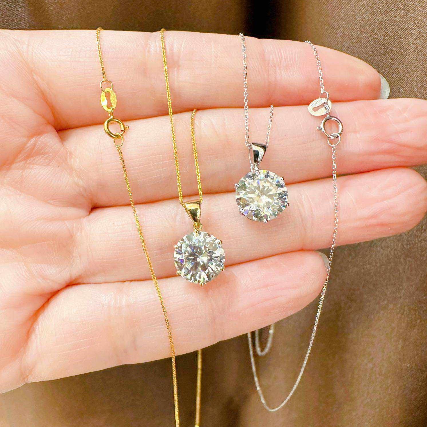 Moissanite pendants store for sale