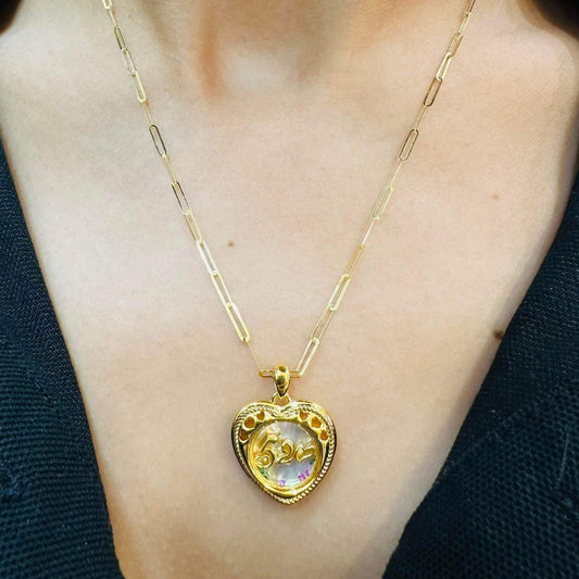 ILY Women’s Necklace 18K Gold