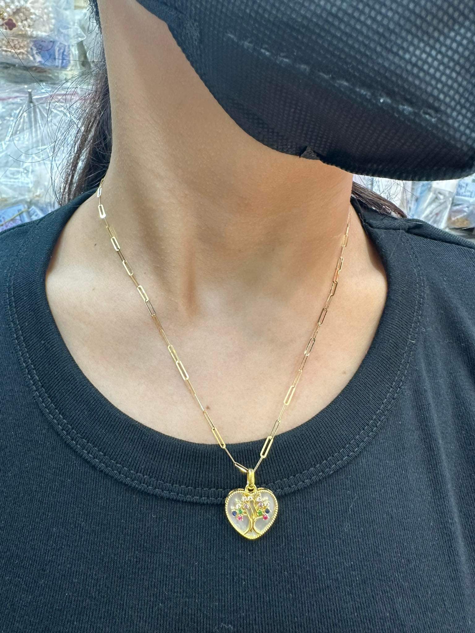 money tree jewelry & pawn jacksonville fl Money Tree with Multi-Color Gemstone Women's Necklace 18K Gold – ZNZ Jewelry Affordagold