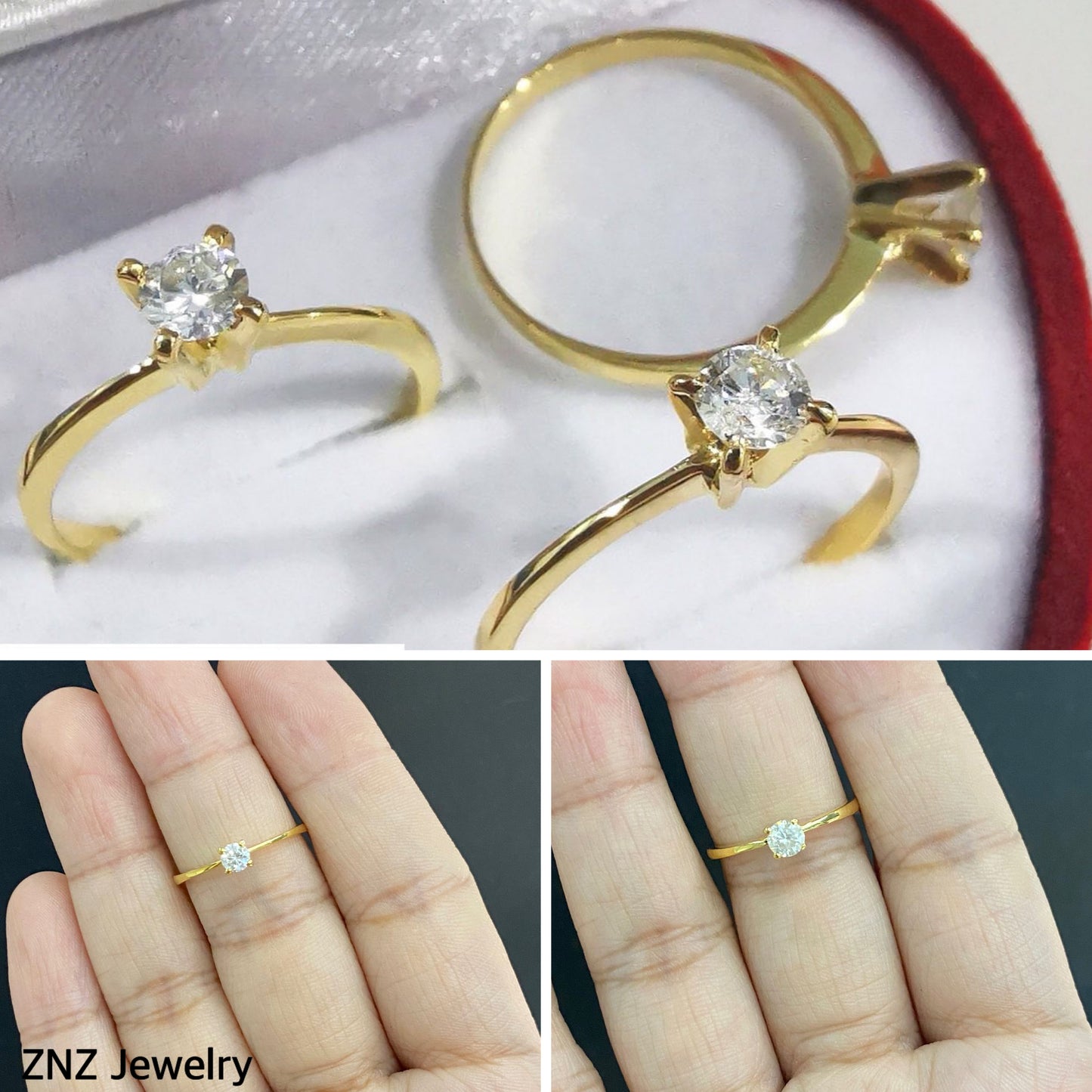 .20-.30 CT Round Diamond Engagement Ring
