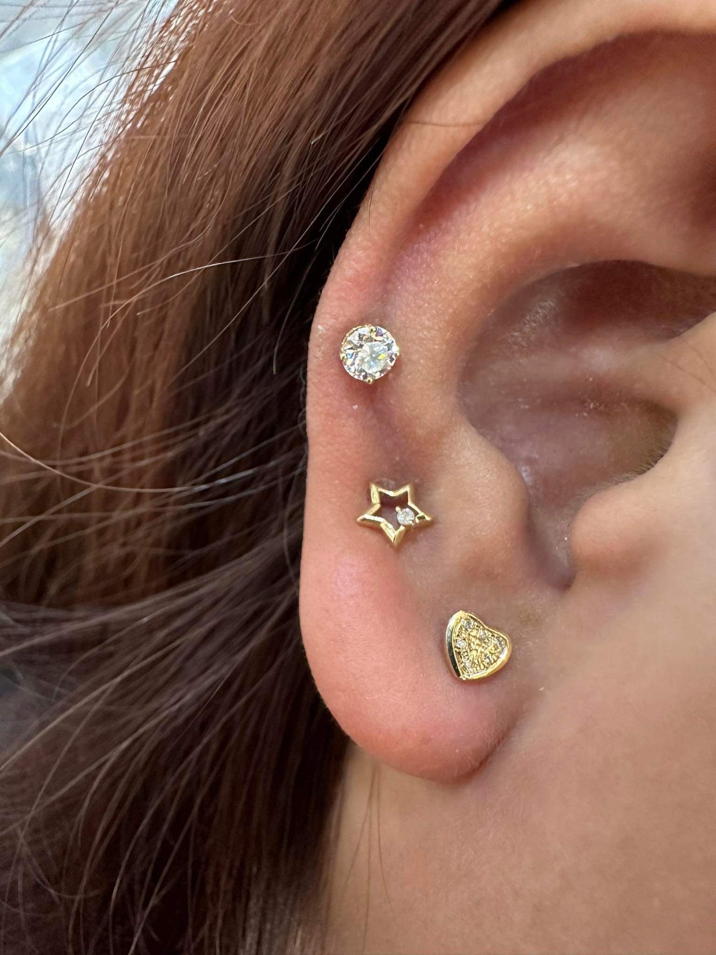 Radiant Heart Diamond Earrings