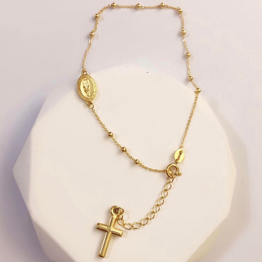 Rosary Bracelet 18K Gold