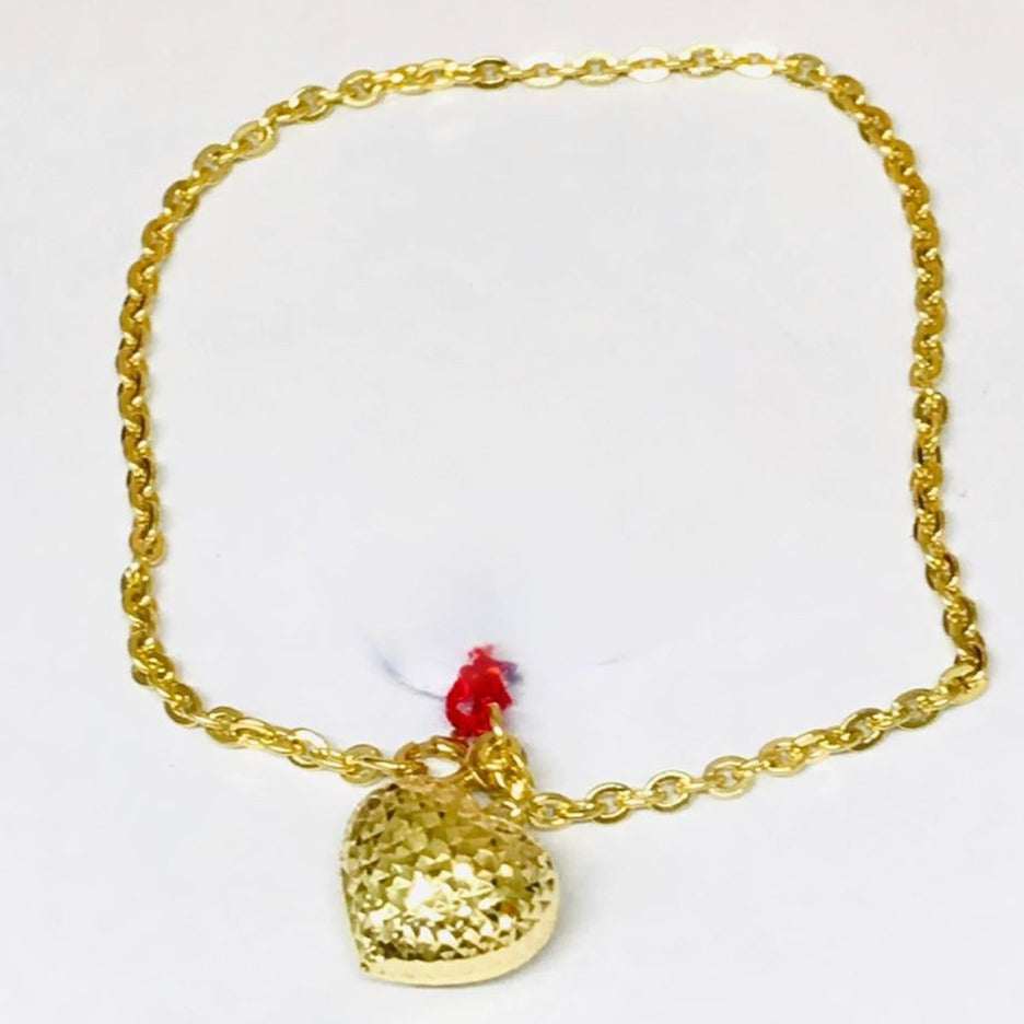 Solo Heart Bracelet 18K Gold