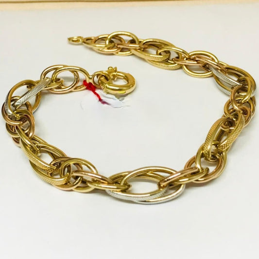 Overlap Bracelet 18K Gold