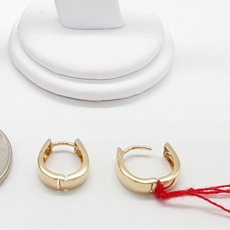 Plain Clip Earrings 18K Gold – ZNZ Jewelry Affordagold