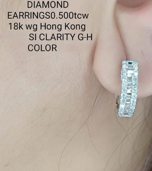 .50 CT Diamond Earrings 18K