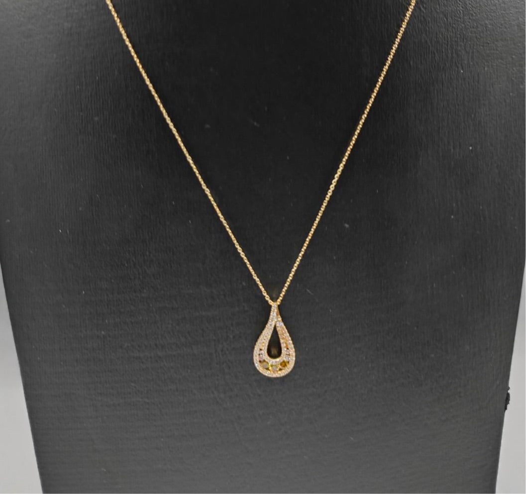 .43ct Waterdrop Diamond Necklace