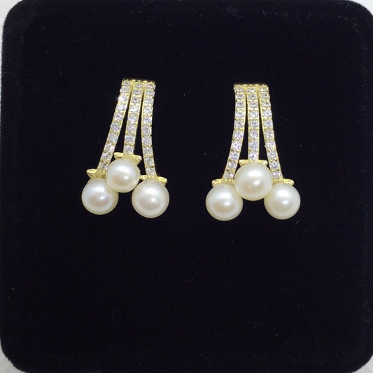 Pearl Earrings 18K Gold