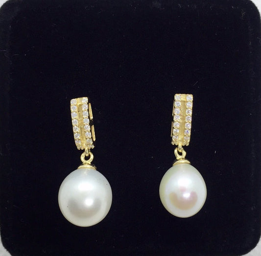 Pearl Earrings 18K Gold