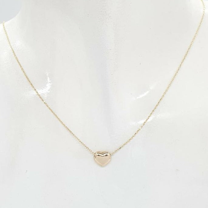 Exquisite Heart Necklace 18K Gold