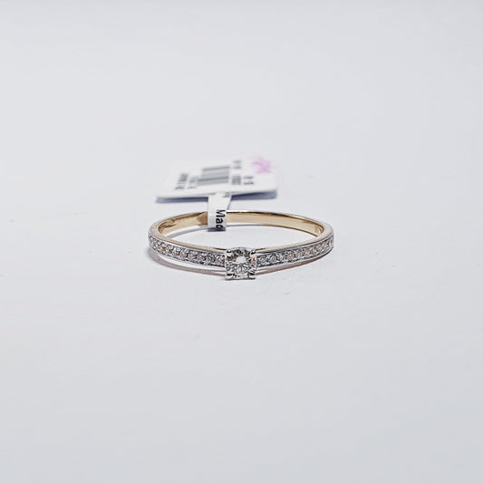 .18ctw Diamond Pavé Engagement Ring