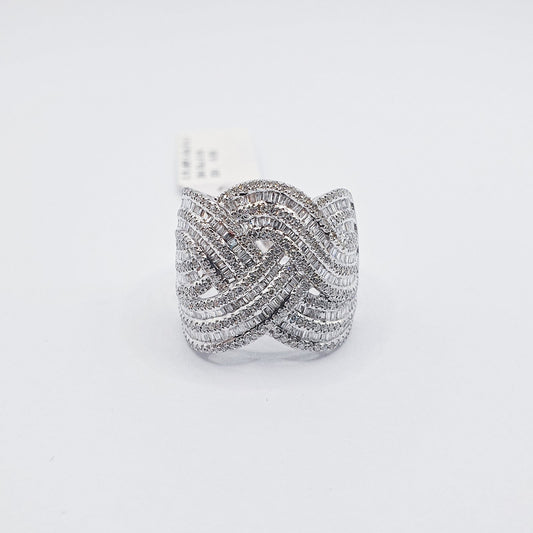 1.44ctw Exquisite Interlaced Diamond Ring 14K Gold