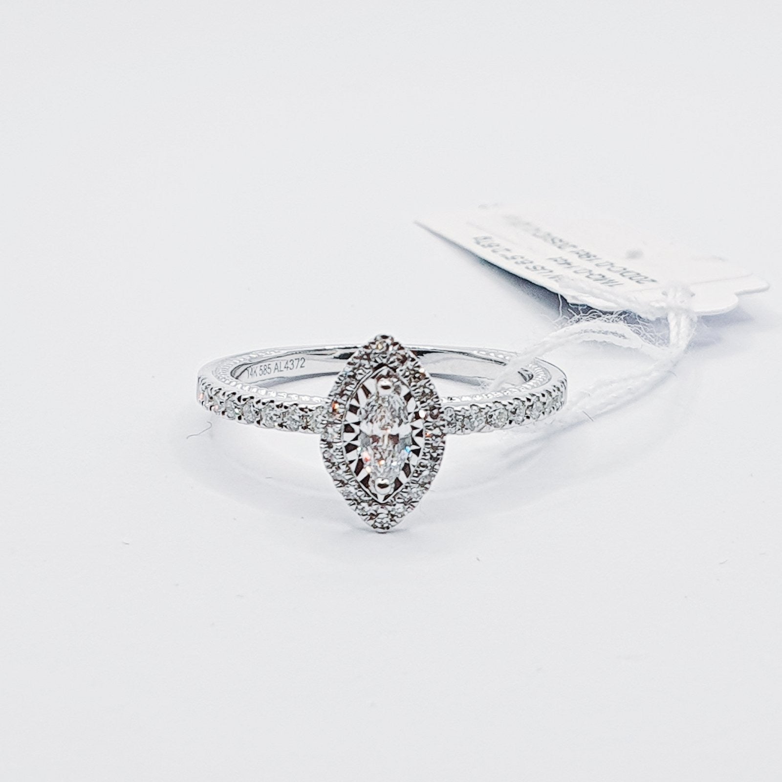 Engagement Rings, Vintage Diamond Engagement Sets, 14k White Gold Diamond  Solitaire & Wedding Band, Vintage Wedding Sets, Size 5.25, C2590 - Etsy