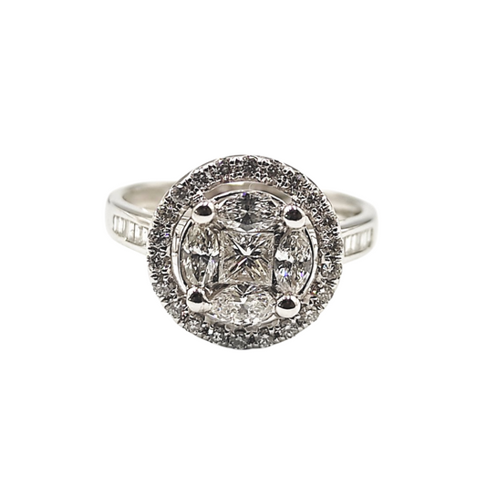 .91ctw Diamond Engagement Ring/ Women's Ring