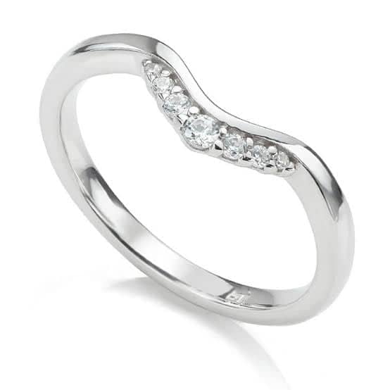 Custom Order Bridal Ring White Gold