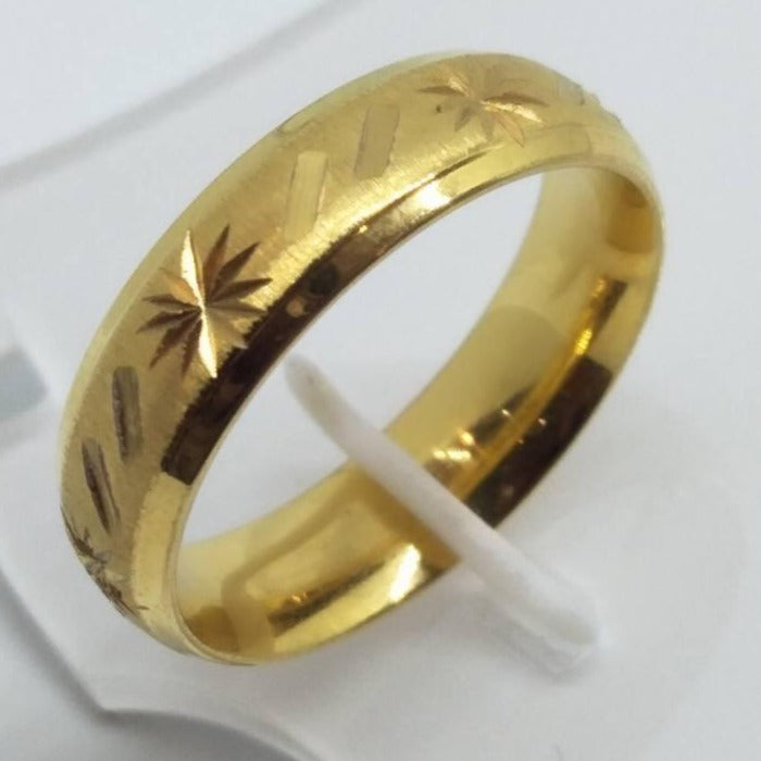 8K Italy Gold Wedding Rings 43829 - ZNZ Jewelry Philippines