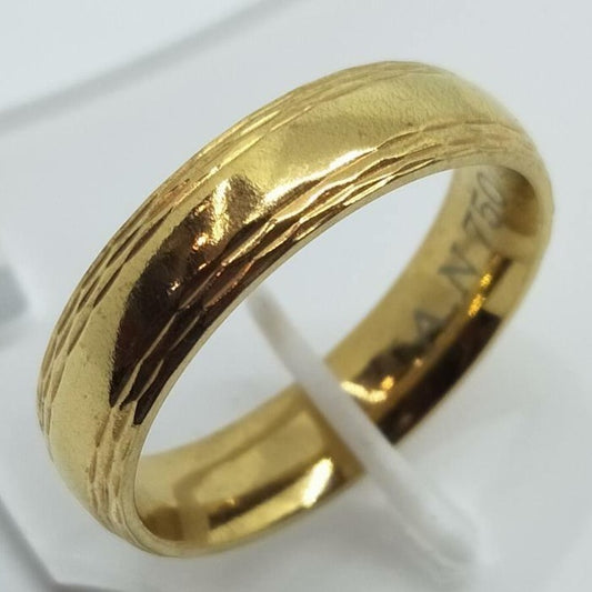 8K Italy Gold Wedding Rings 43840 - ZNZ Jewelry Philippines